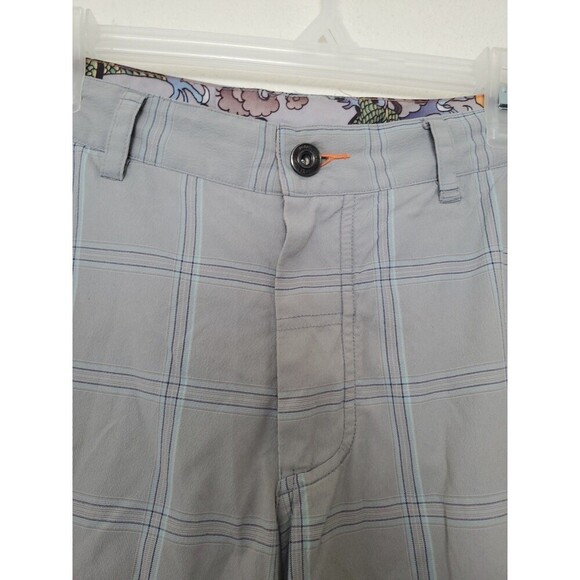 Lululemon Mens Golf Shorts Plaid Gray Asian Accent Size 30 Altered from 34 to 30 - Picture 15 of 16
